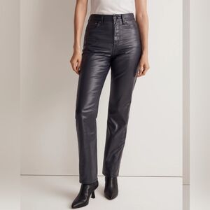 Madewell '90s Straight Jean in Midnight Blue Foil